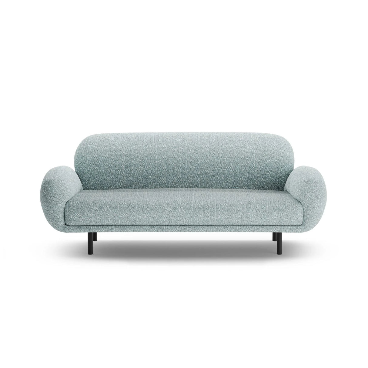 Poppy 2,5-Sitzer Sofa aus Chenille (SILENCIO 72) in Gedämpftes Blau, 178x72 cm – Bild 3