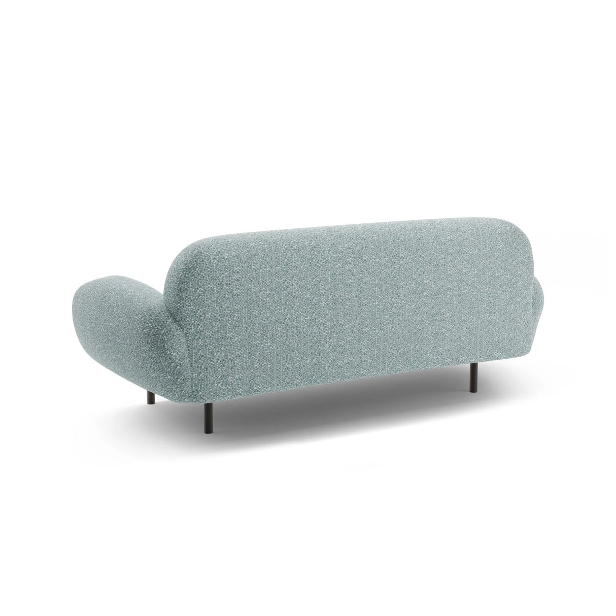 Poppy 2,5-Sitzer Sofa aus Chenille (SILENCIO 72) in Gedämpftes Blau, 178x72 cm – Bild 5
