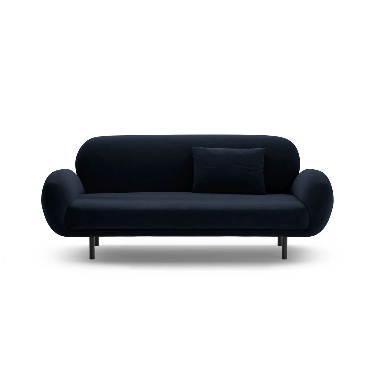 Poppy 2,5-Sitzer Sofa aus Samt (Casino Deep Blue) in Königsblau, 178x72 cm – Bild 1
