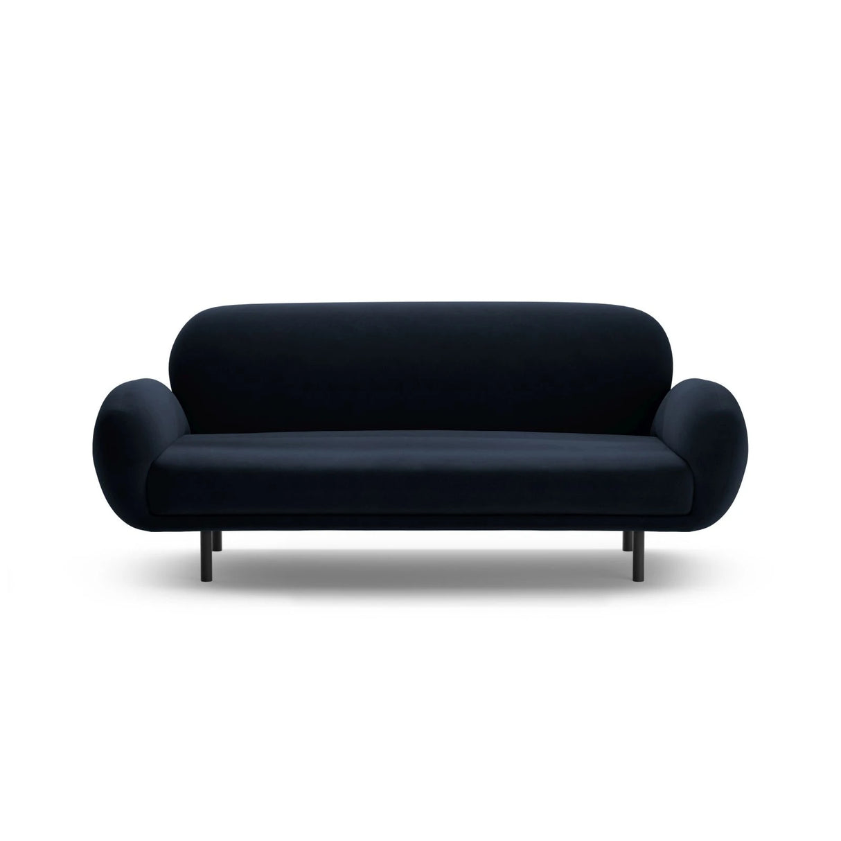 Poppy 2,5-Sitzer Sofa aus Samt (Casino Deep Blue) in Königsblau, 178x72 cm – Bild 3