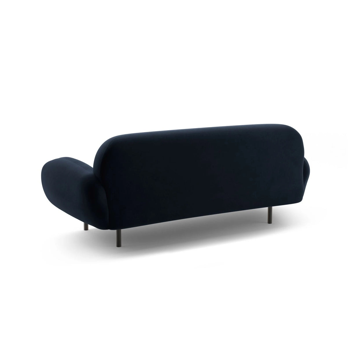 Poppy 2,5-Sitzer Sofa aus Samt (Casino Deep Blue) in Königsblau, 178x72 cm – Bild 5