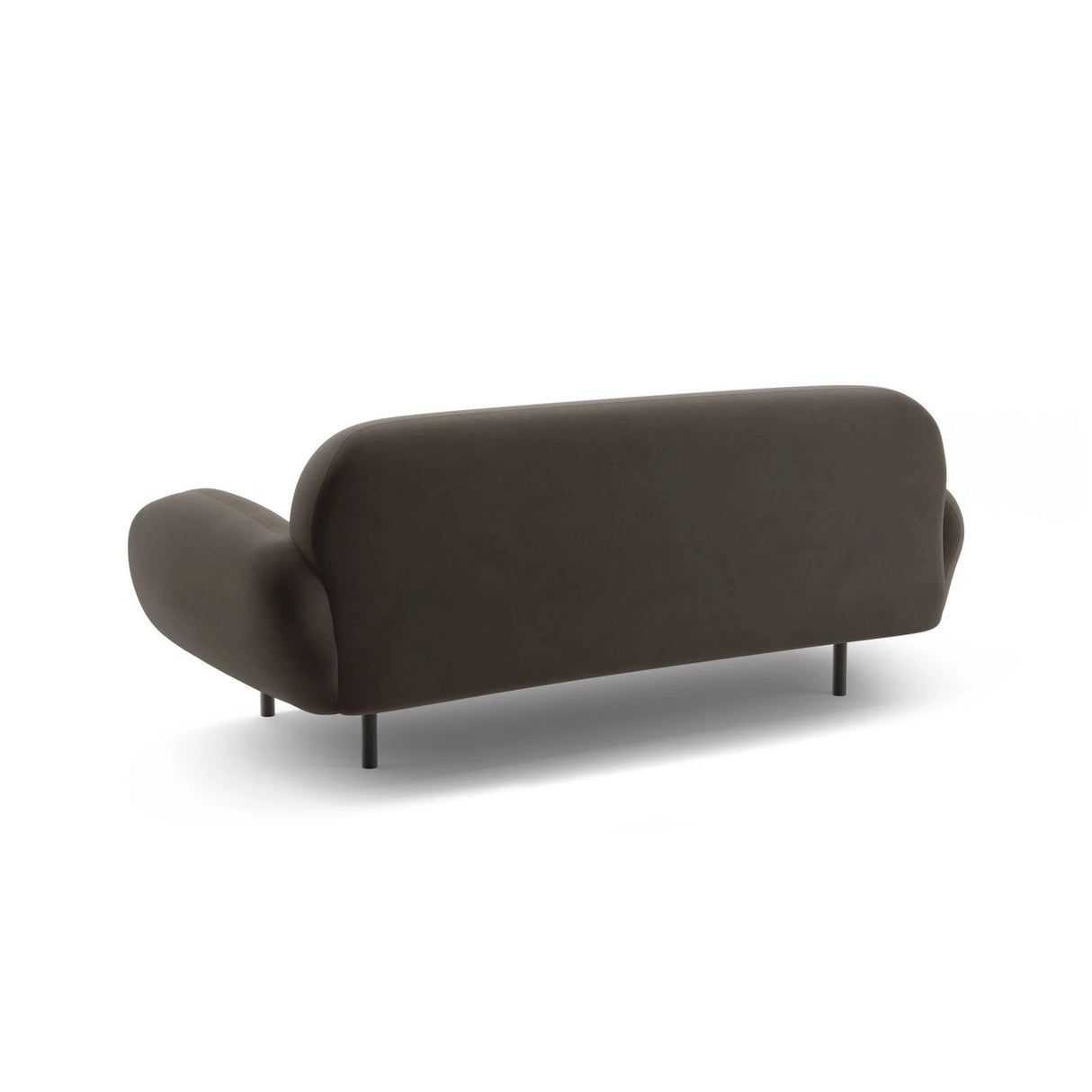 Poppy 2,5-Sitzer Sofa aus Samt (Casino Ebony) in Ebenholz, 178x72 cm – Bild 5