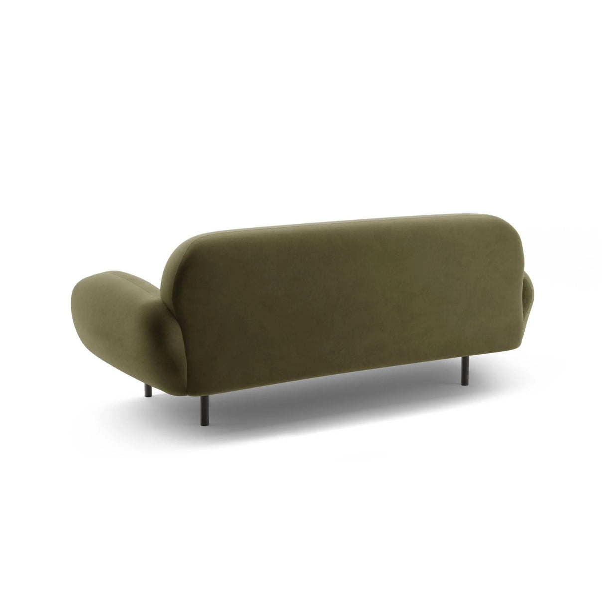 Poppy 2,5-Sitzer Sofa aus Samt (Casino Forest) in Hellgrün, 178x72 cm – Bild 5