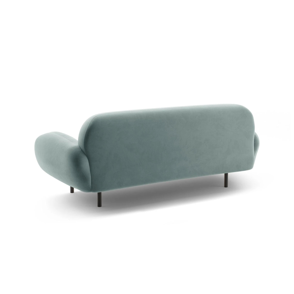 Poppy 2,5-Sitzer Sofa aus Samt (Casino Safira) in Hellblau, 178x72 cm – Bild 5