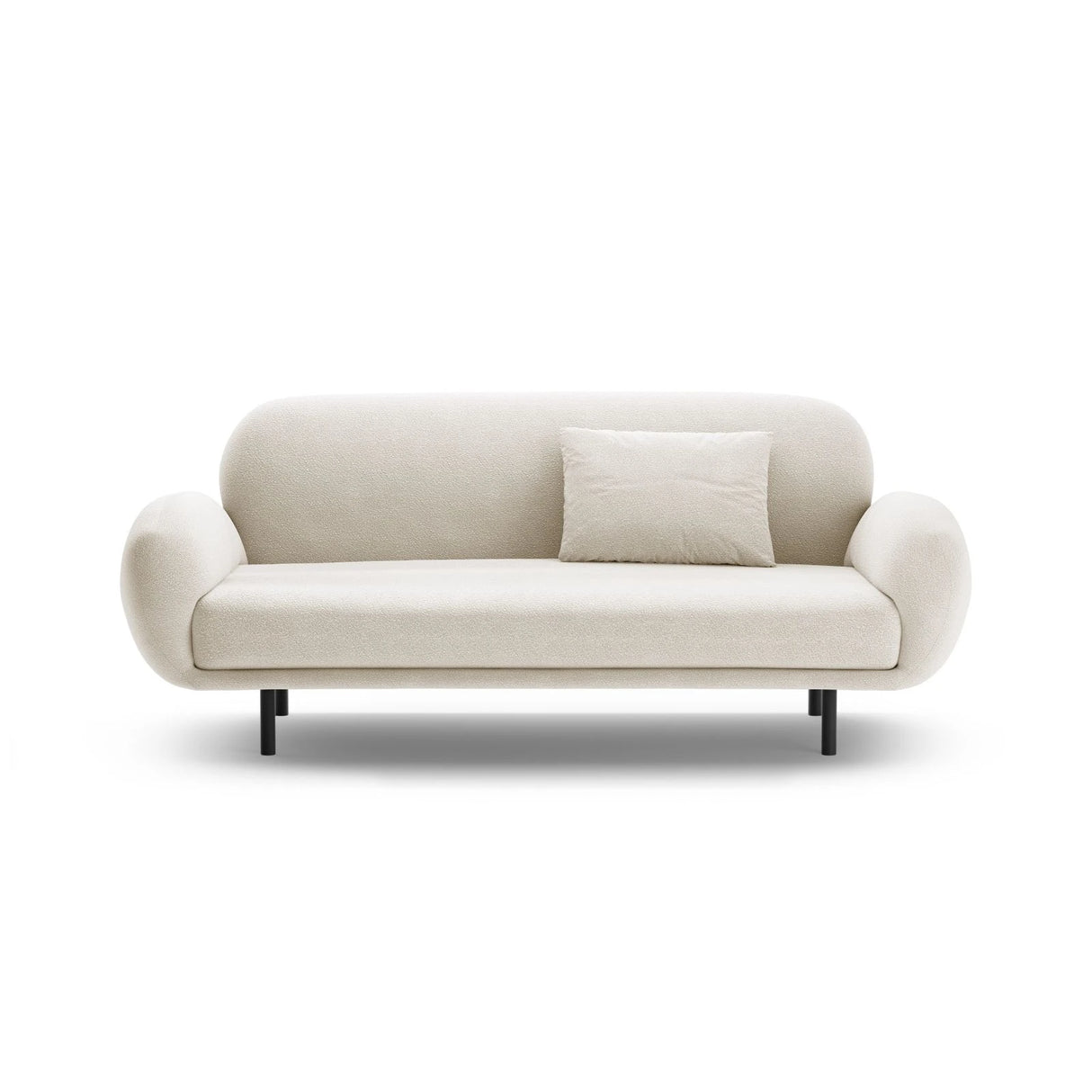 Poppy 2,5-Sitzer Sofa aus Samt, Chenille oder Boucle, 178x72 cm – Bild 1