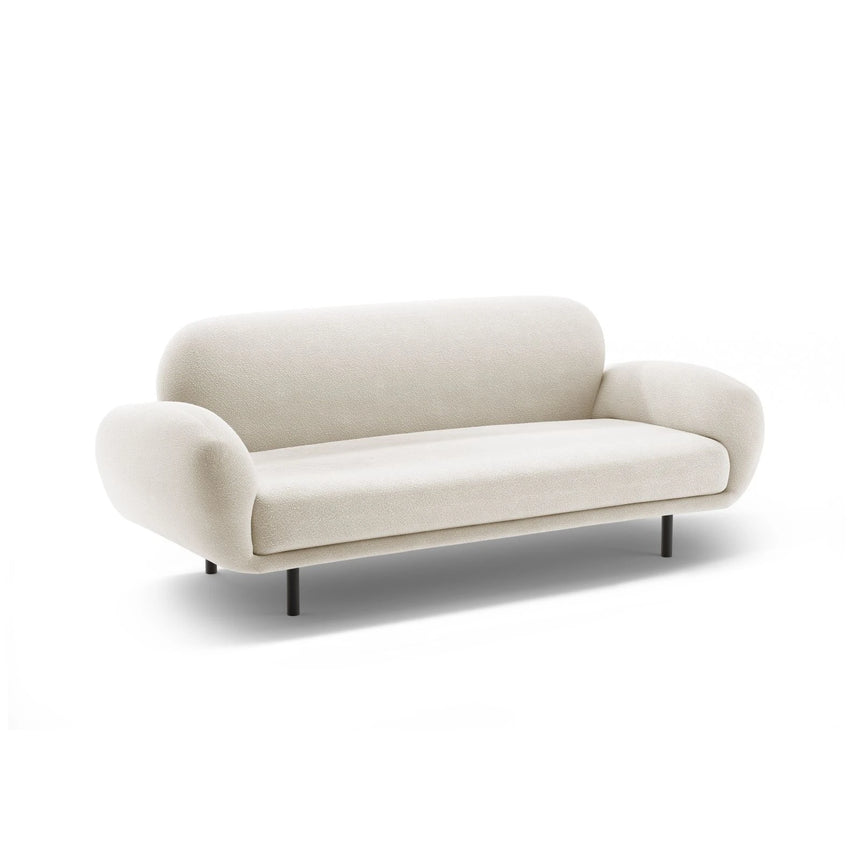 Poppy 2,5-Sitzer Sofa aus Samt, Chenille oder Boucle, 178x72 cm – Bild 4