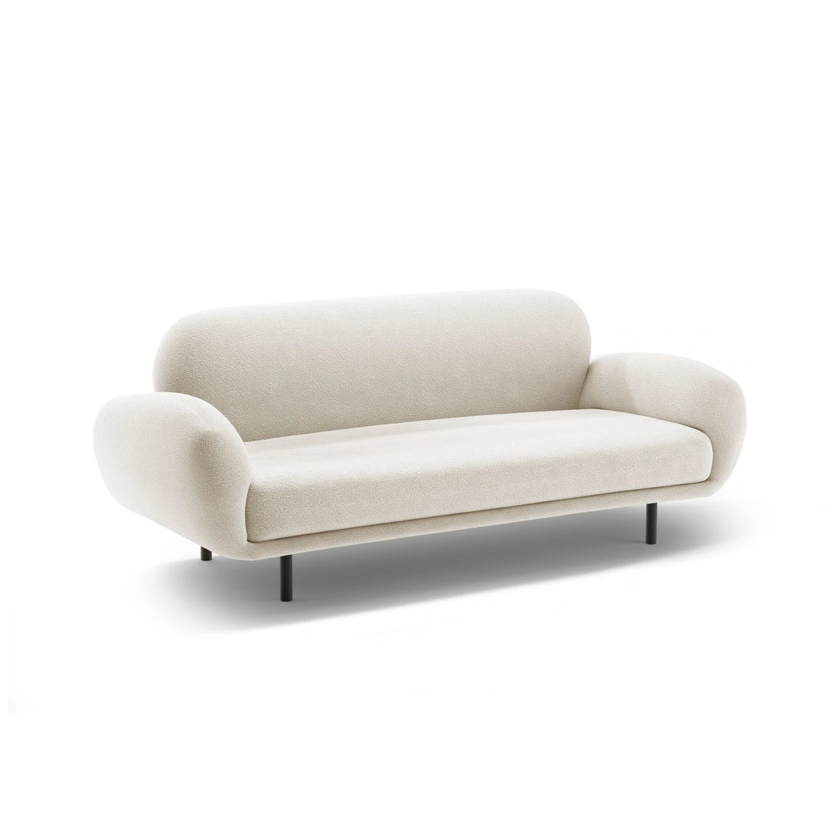 Poppy 2,5-Sitzer Sofa aus Samt, Chenille oder Boucle, 178x72 cm – Bild 4