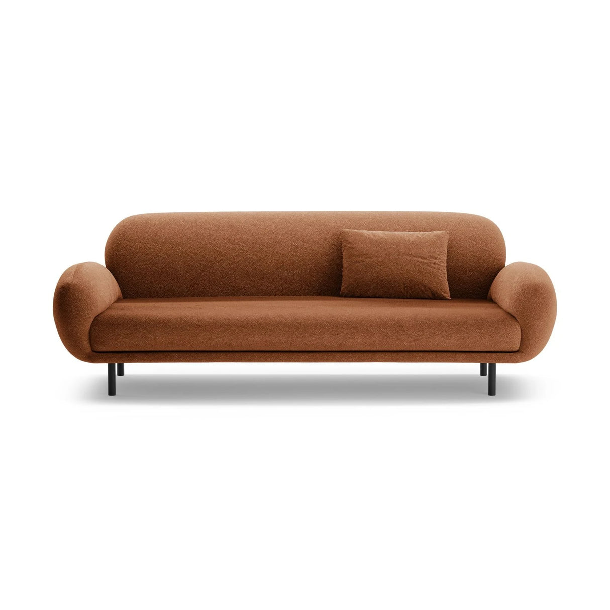 Poppy 3-Sitzer Sofa aus Boucle (Baloo 2078) in Terrakotta, 208x72 cm – Bild 1