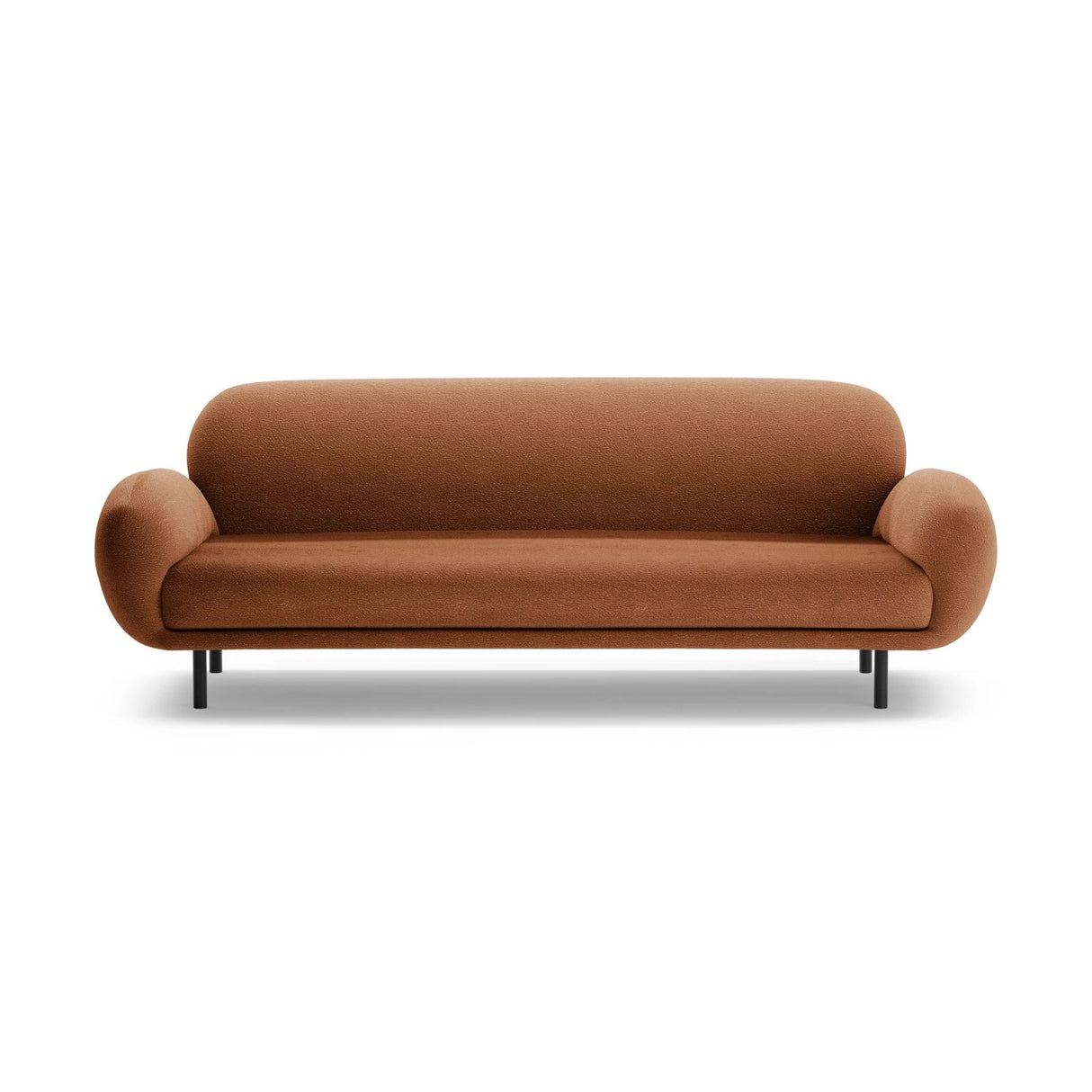 Poppy 3-Sitzer Sofa aus Boucle (Baloo 2078) in Terrakotta, 208x72 cm – Bild 3