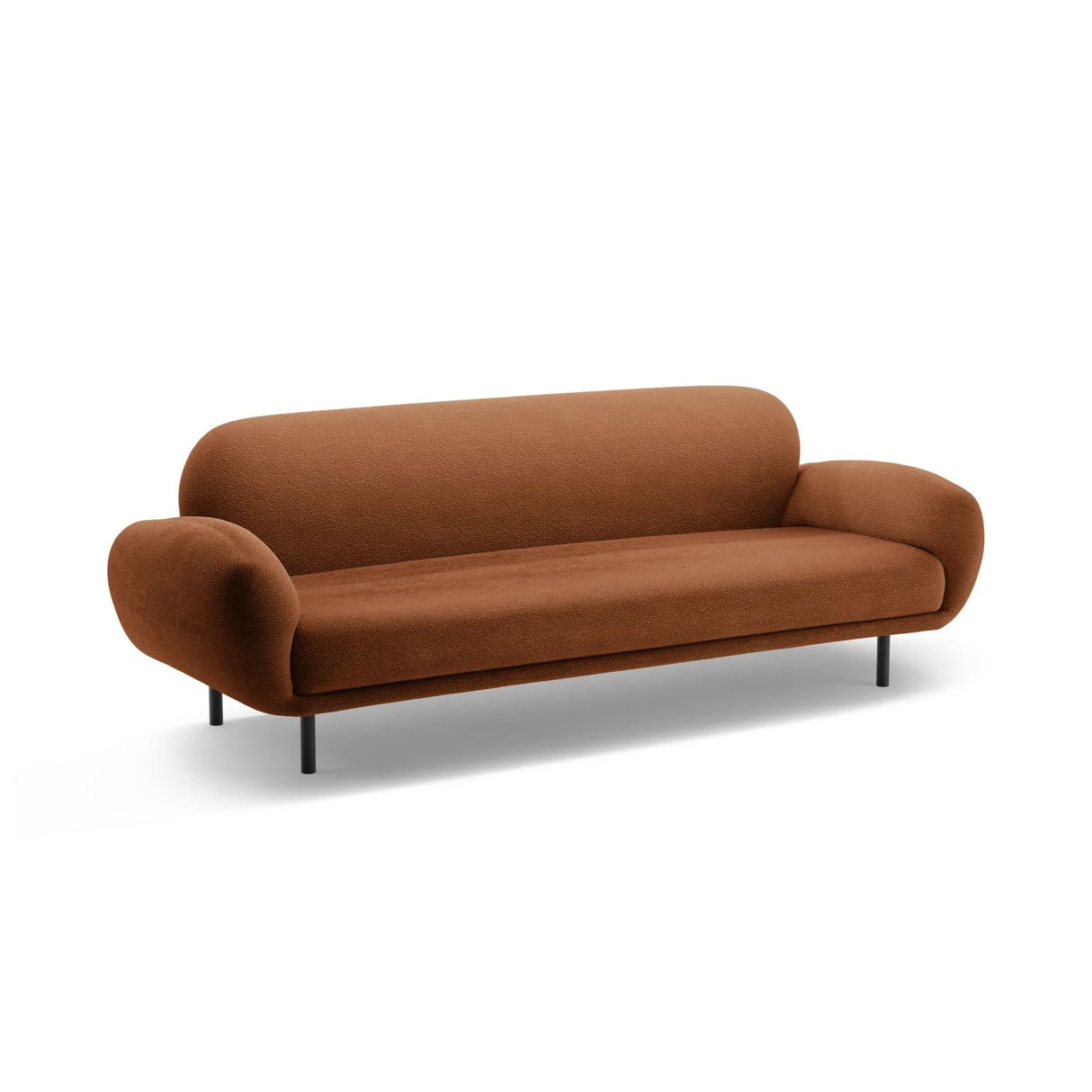 Poppy 3-Sitzer Sofa aus Boucle (Baloo 2078) in Terrakotta, 208x72 cm – Bild 4