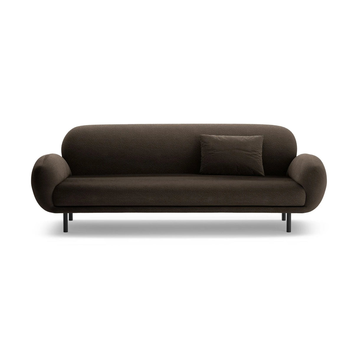 Poppy 3-Sitzer Sofa aus Boucle (Baloo 2081) in Braun, 208x72 cm – Bild 1