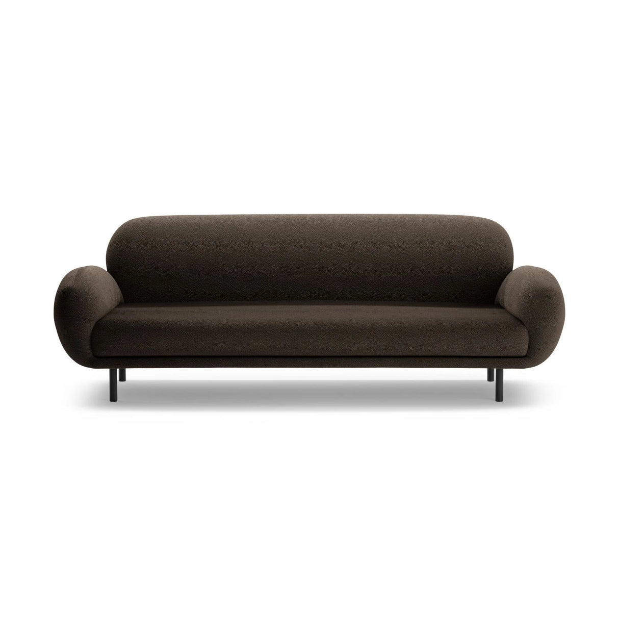 Poppy 3-Sitzer Sofa aus Boucle (Baloo 2081) in Braun, 208x72 cm – Bild 3