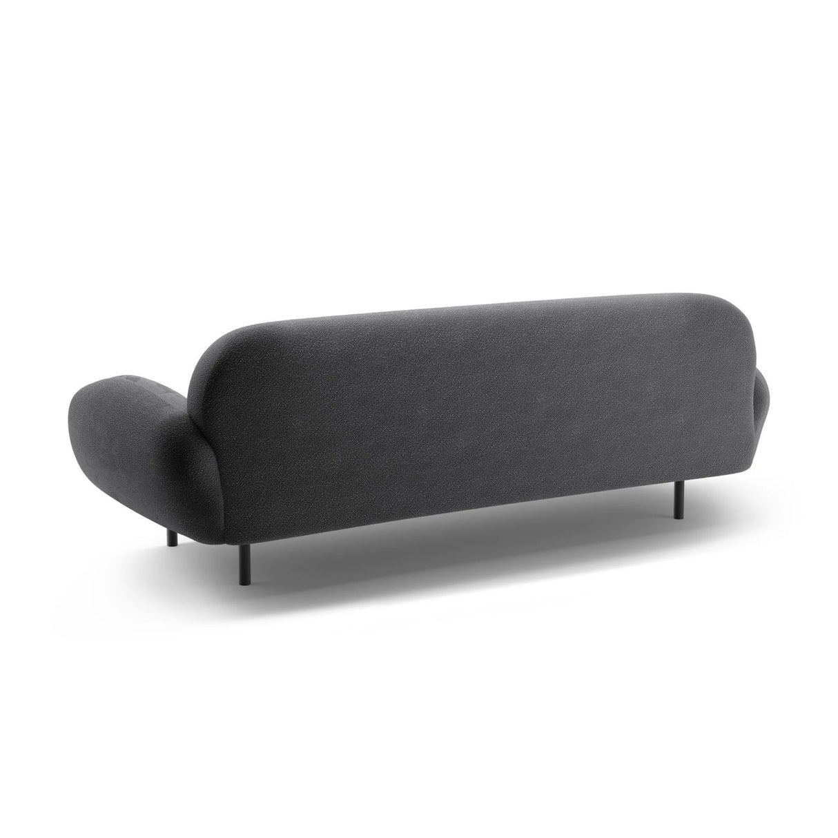 Poppy 3-Sitzer Sofa aus Boucle (Baloo 2083) in Dunkelgrau, 208x72 cm – Bild 5