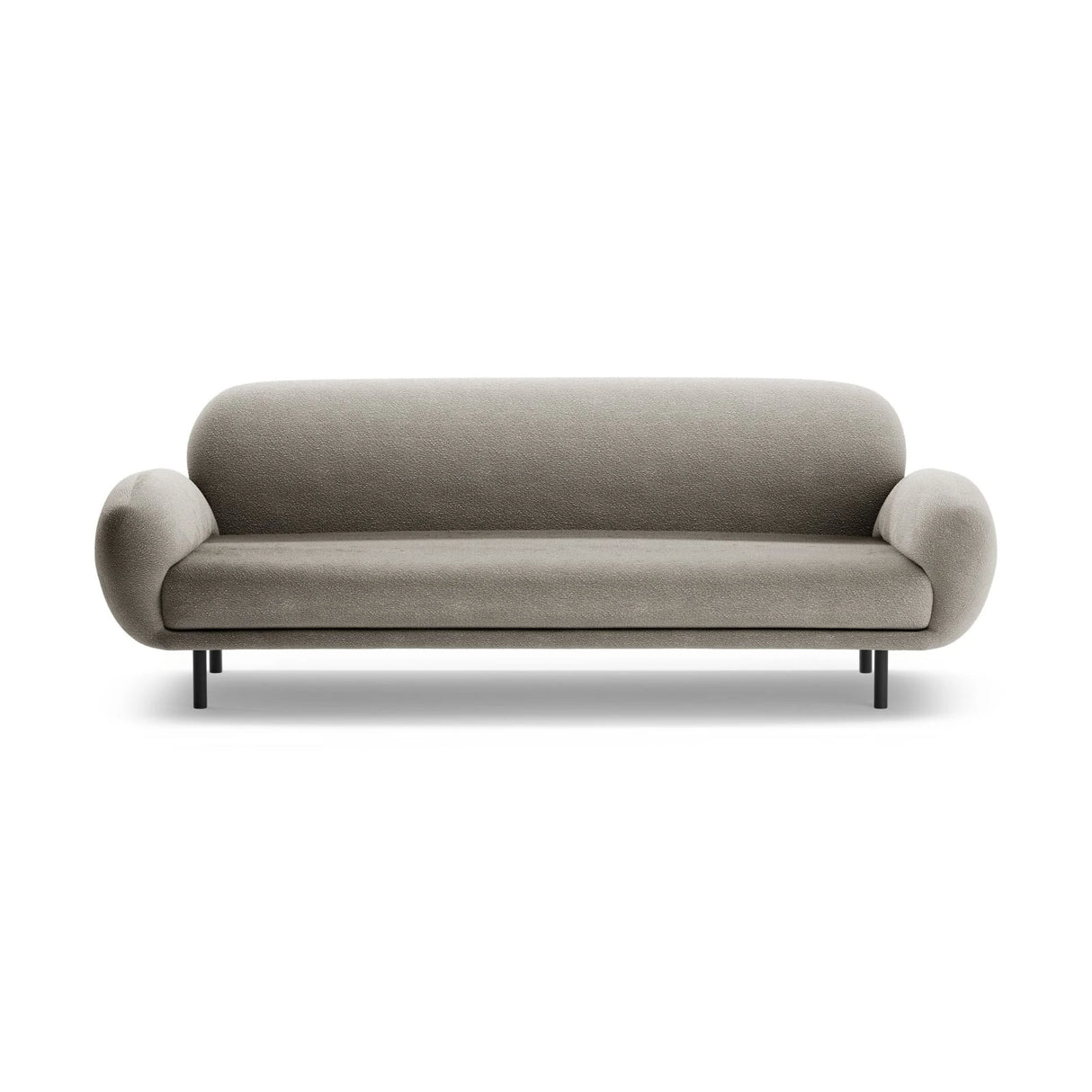 Poppy 3-Sitzer Sofa aus Boucle (Baloo 2084) in Grau, 208x72 cm – Bild 3