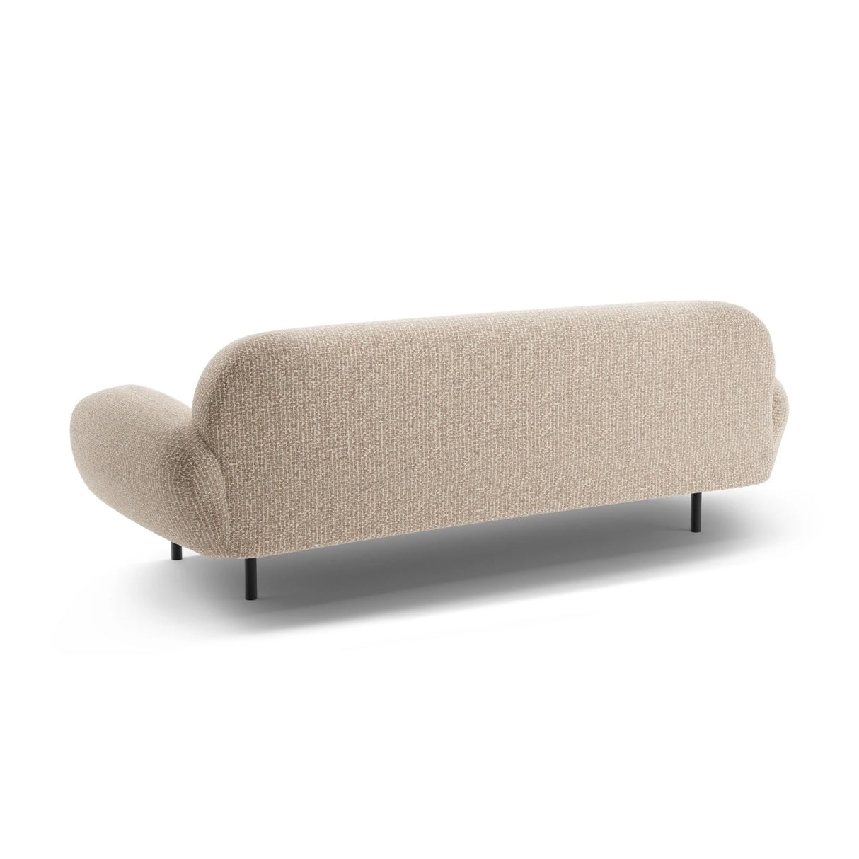 Poppy 3-Sitzer Sofa aus Chenille (SILENCIO 10) in Sand, 208x72 cm – Bild 5