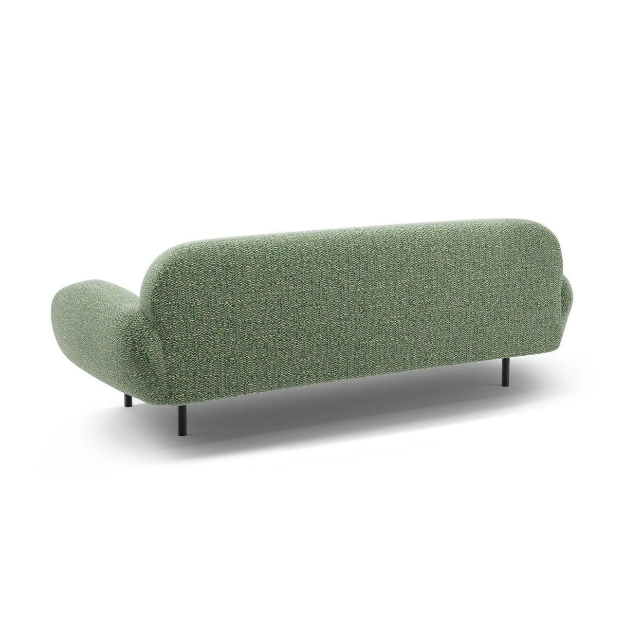 Poppy 3-Sitzer Sofa aus Chenille (SILENCIO 34) in Grün, 208x72 cm – Bild 5