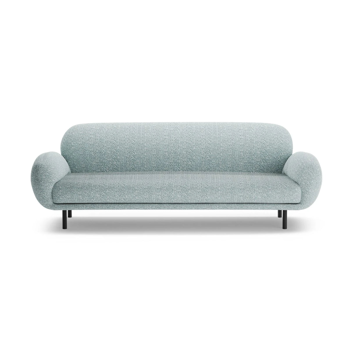 Poppy 3-Sitzer Sofa aus Chenille (SILENCIO 72) in Gedämpftes Blau, 208x72 cm – Bild 3