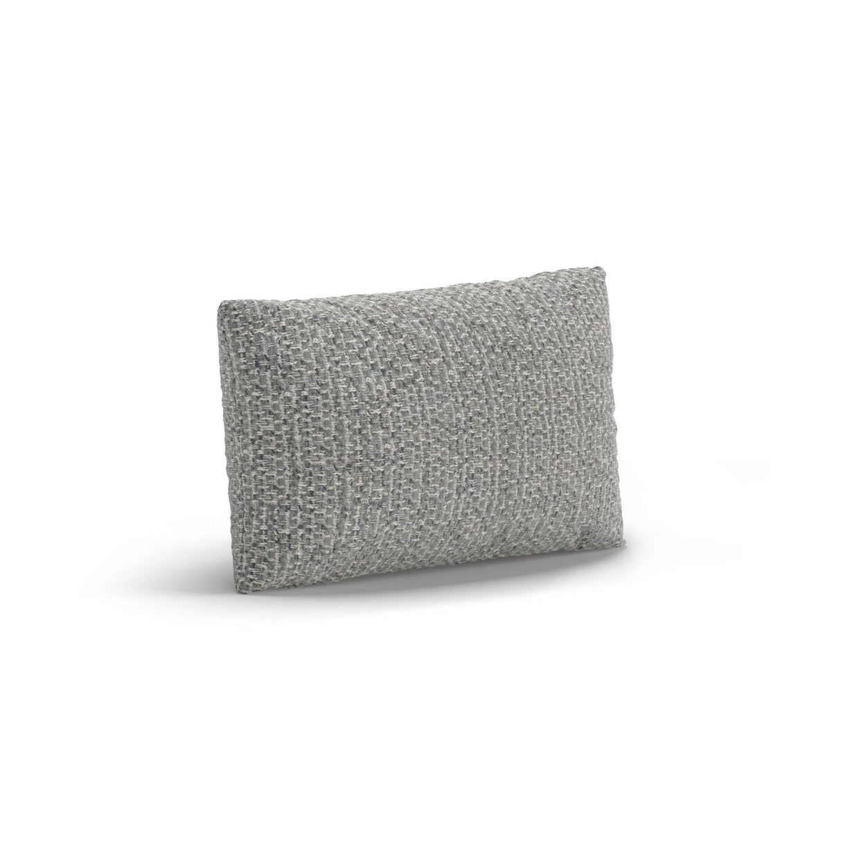 Poppy Kissen aus Chenille (SILENCIO 86) in Grau, 50x30 cm – Bild 2