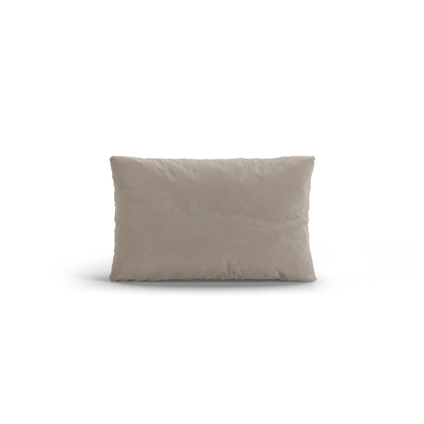 Poppy Kissen aus Samt (Casino Pearl) in Leichtes Beige, 50x30 cm – Bild 1