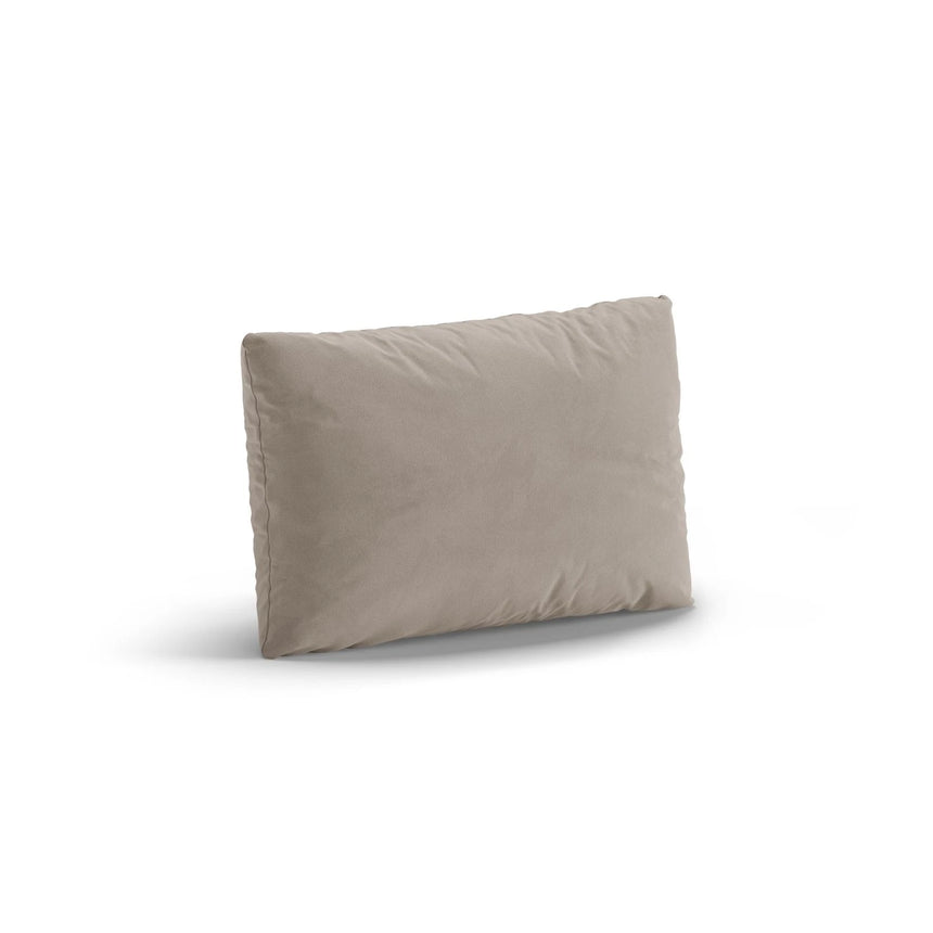 Poppy Kissen aus Samt (Casino Pearl) in Leichtes Beige, 50x30 cm – Bild 2