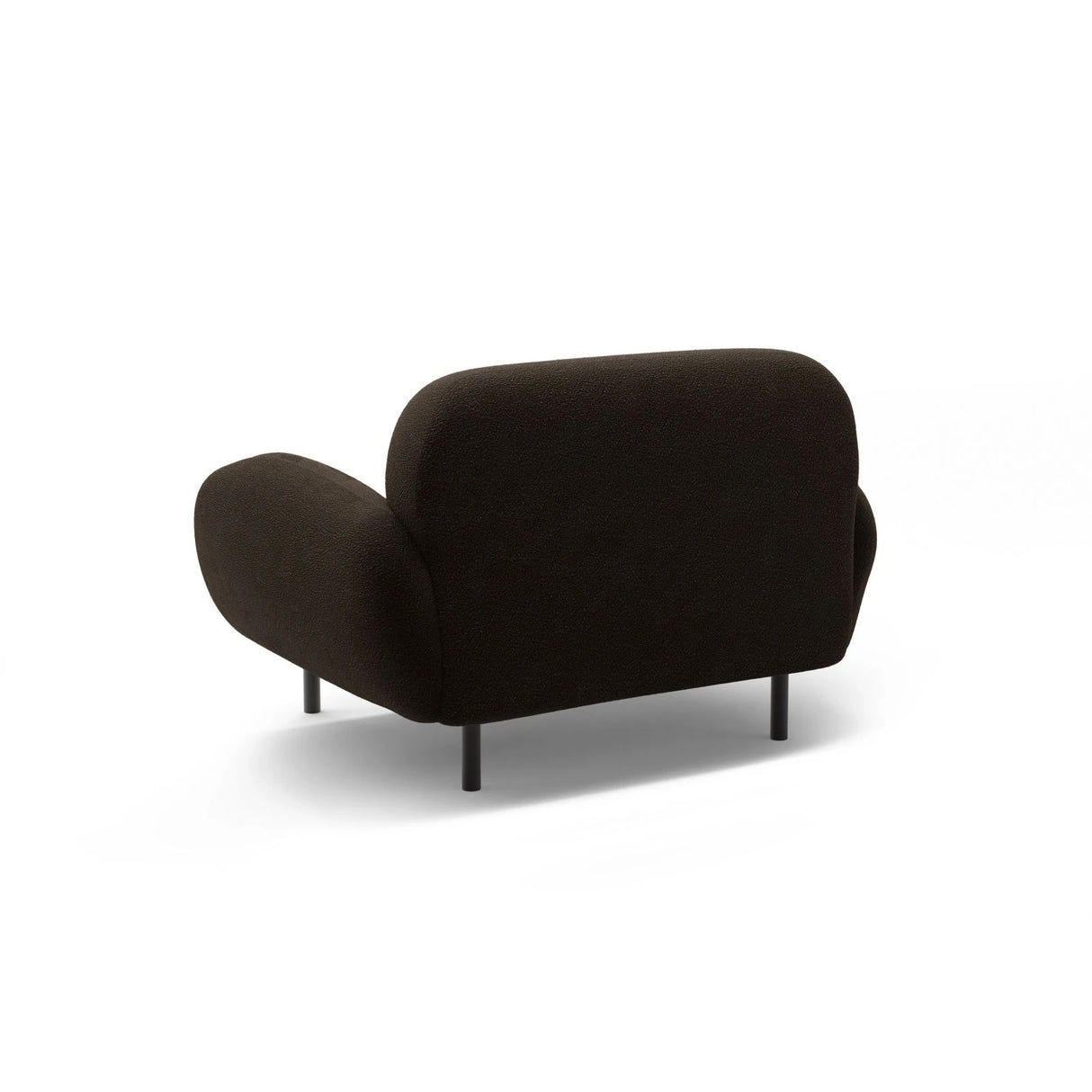 Poppy Sessel aus Boucle (Baloo 2081) in Braun, 90x72 cm – Bild 4