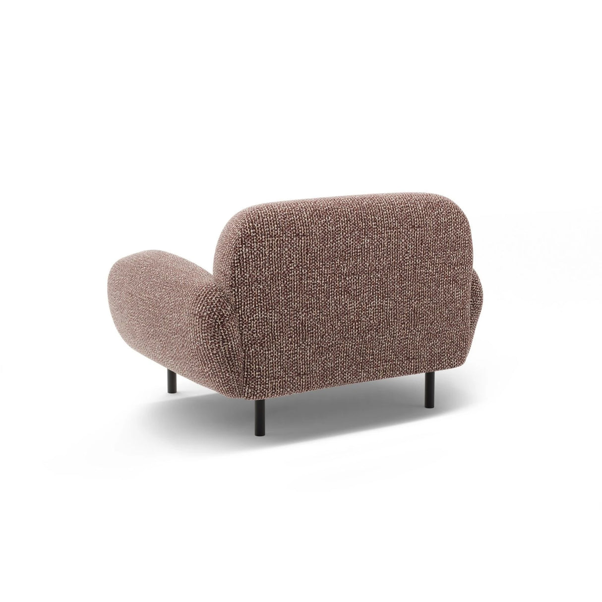 Poppy Sessel aus Chenille (SILENCIO 27) in Braun, 90x72 cm – Bild 4