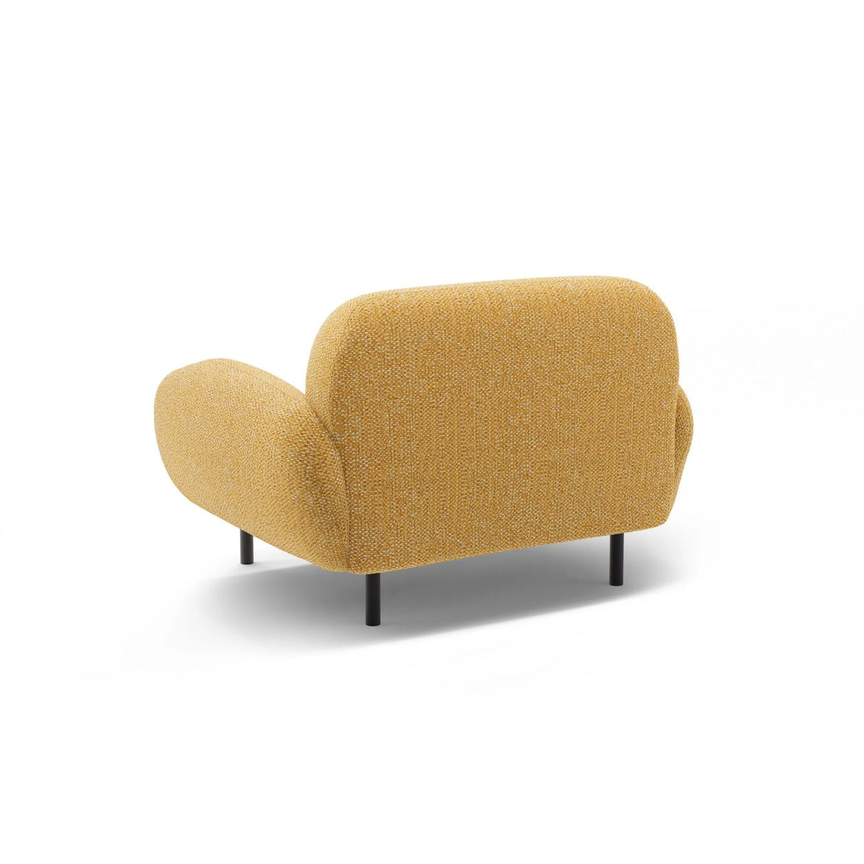 Poppy Sessel aus Chenille (SILENCIO 53) in Senf, 90x72 cm – Bild 4