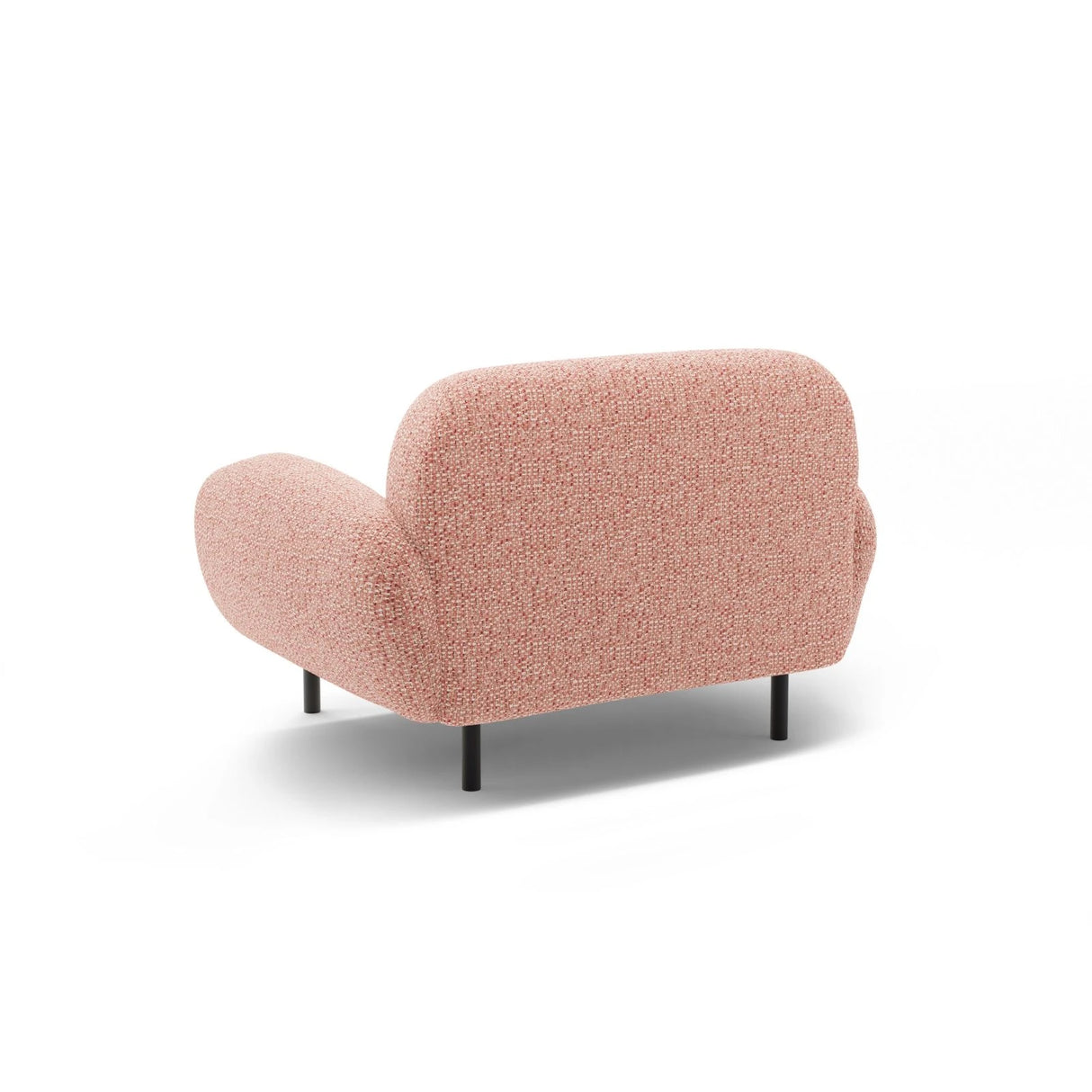 Poppy Sessel aus Chenille (SILENCIO 60) in Rosa, 90x72 cm – Bild 4