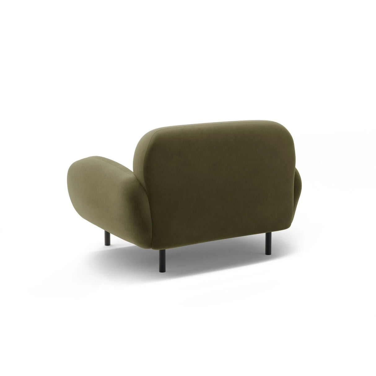 Poppy Sessel aus Samt (Casino Forest) in Hellgrün, 90x72 cm – Bild 4