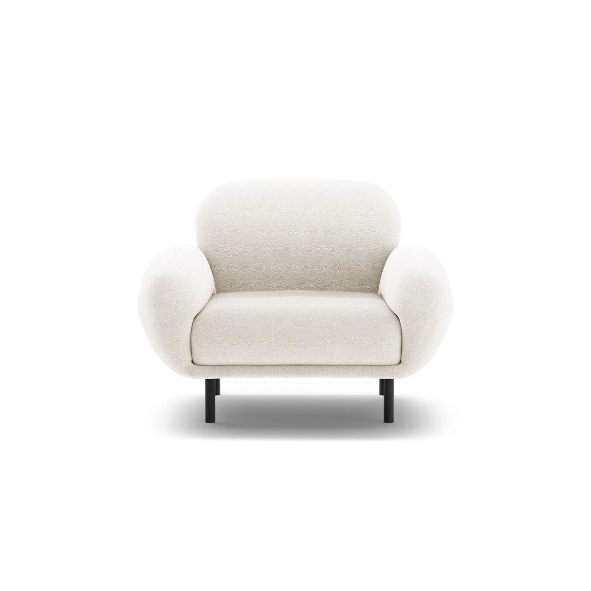 Poppy Sessel aus Samt, Chenille oder Boucle, 90x72 cm – Bild 1