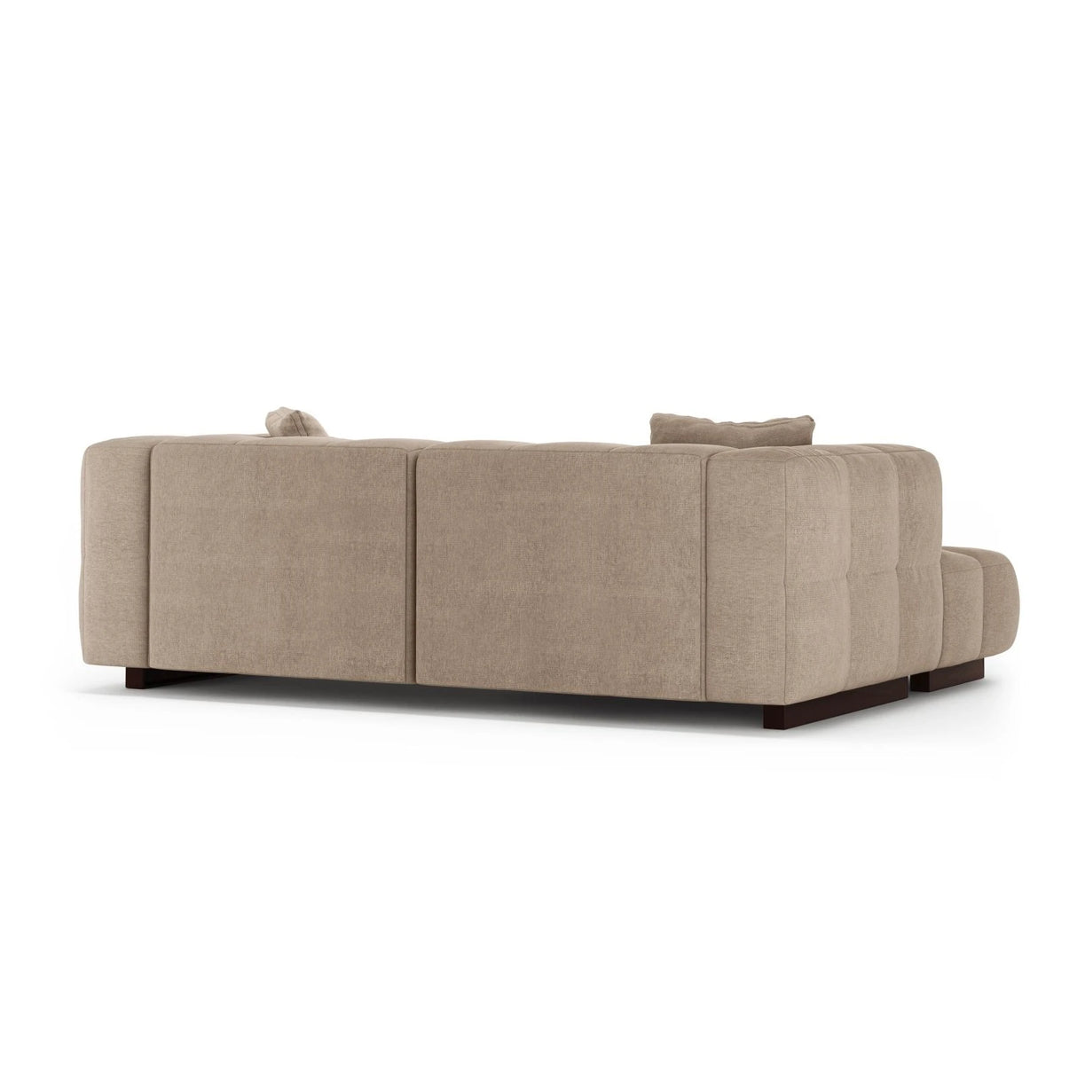 Puma 3-Sitzer Ecksofa Links mit Schlaffunktion, aus Samt oder Strukturstoff, 260x164 cm – Bild 5