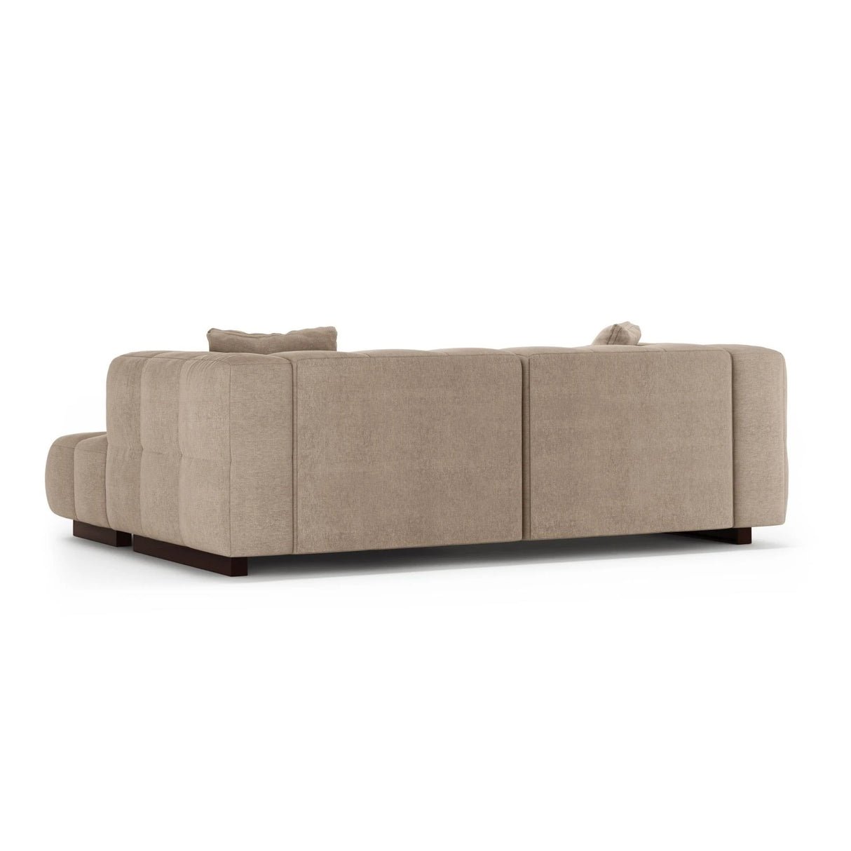 Puma 3-Sitzer Ecksofa Rechts mit Schlaffunktion, aus Samt oder Strukturstoff, 260x164 cm – Bild 5