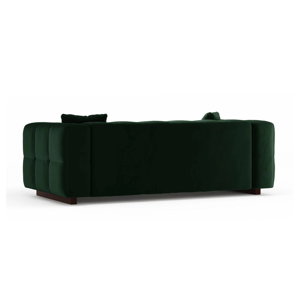 Puma 3-Sitzer Sofa mit Schlaffunktion aus Samt (Salvador 7) in Flaschengrün, 260x92 cm – Bild 4
