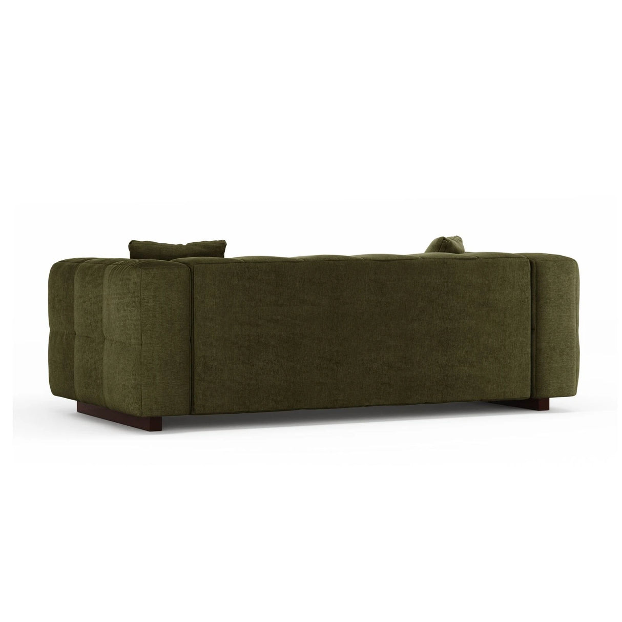 Puma 3-Sitzer Sofa mit Schlaffunktion aus Strukturierter Stoff (Sorella 35) in Grüne Melange, 260x92 cm – Bild 4
