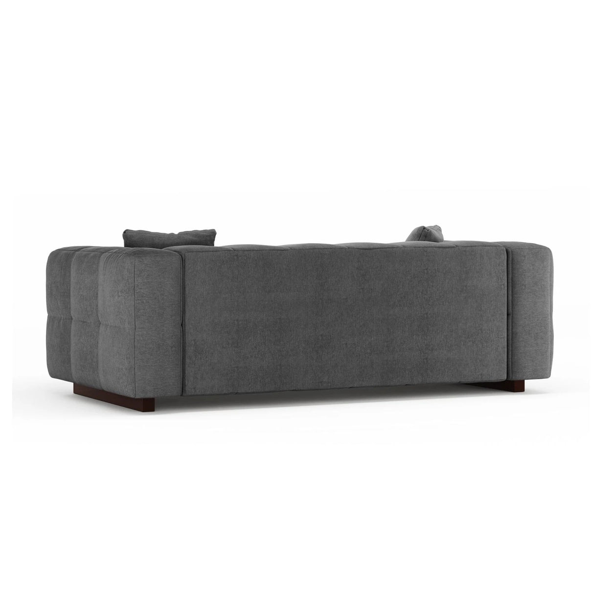 Puma 3-Sitzer Sofa mit Schlaffunktion aus Strukturierter Stoff (Sorella 89) in Grau, 260x92 cm – Bild 4