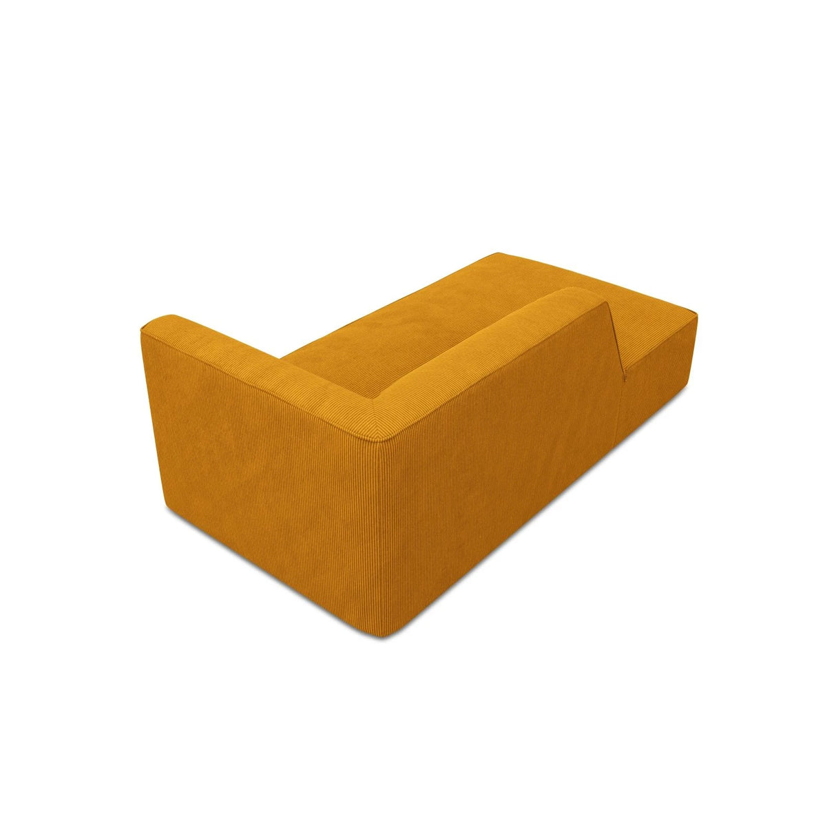 Ruby 2-Sitzer Sofa Chaiselongue Links, mit Bezug in Cord (ScaMos) in Gelb, 180x93 cm – Bild 6