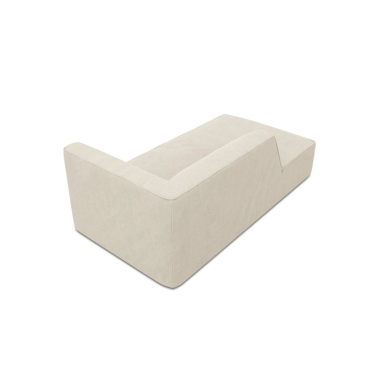 Ruby 2-Sitzer Sofa Chaiselongue Links, mit Bezug in Samt, Cord oder Strukturstoff, 180x93 cm – Bild 6