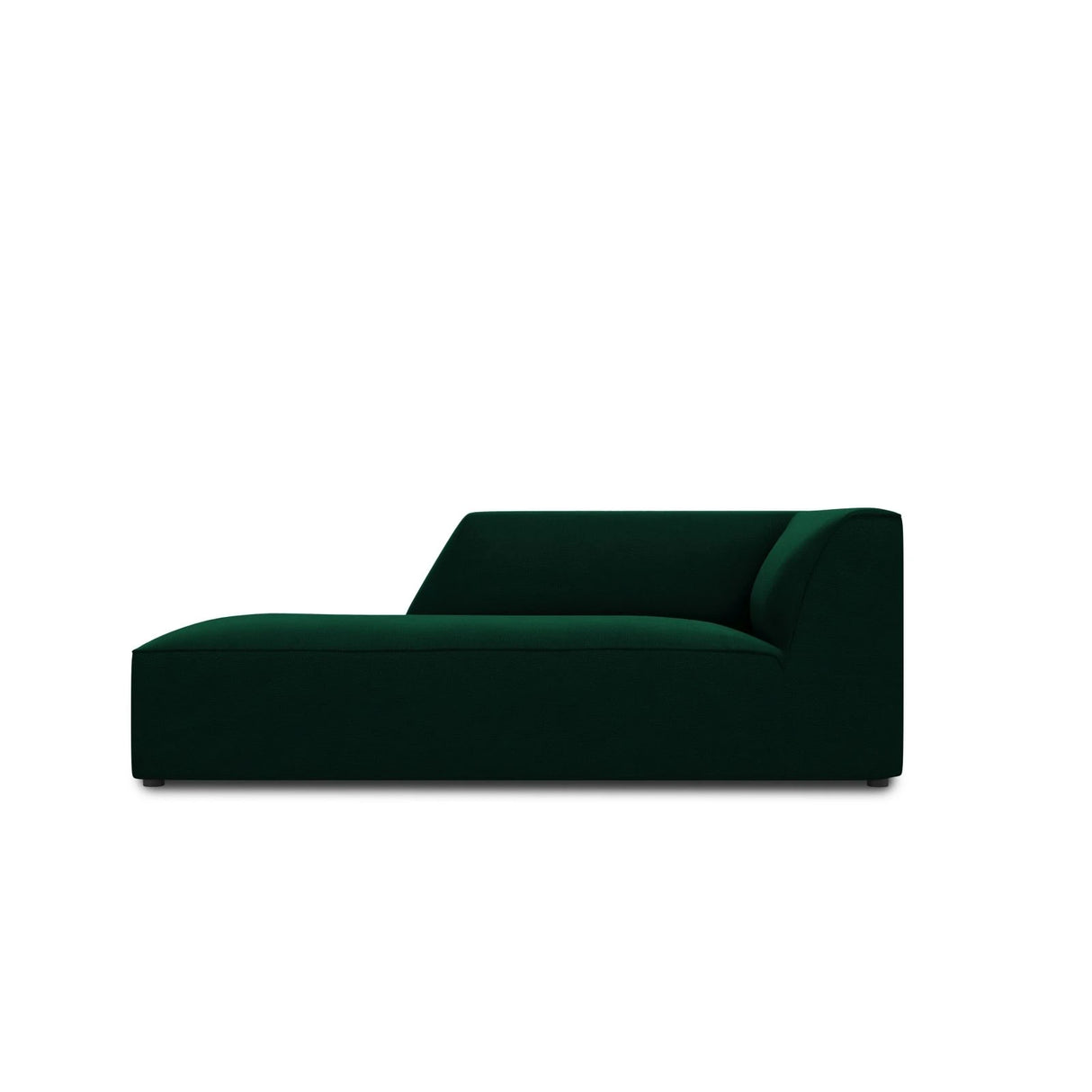Ruby 2-Sitzer Sofa Chaiselongue Links, mit Bezug in Samt (Sal7) in Flaschengrün, 180x93 cm – Bild 1