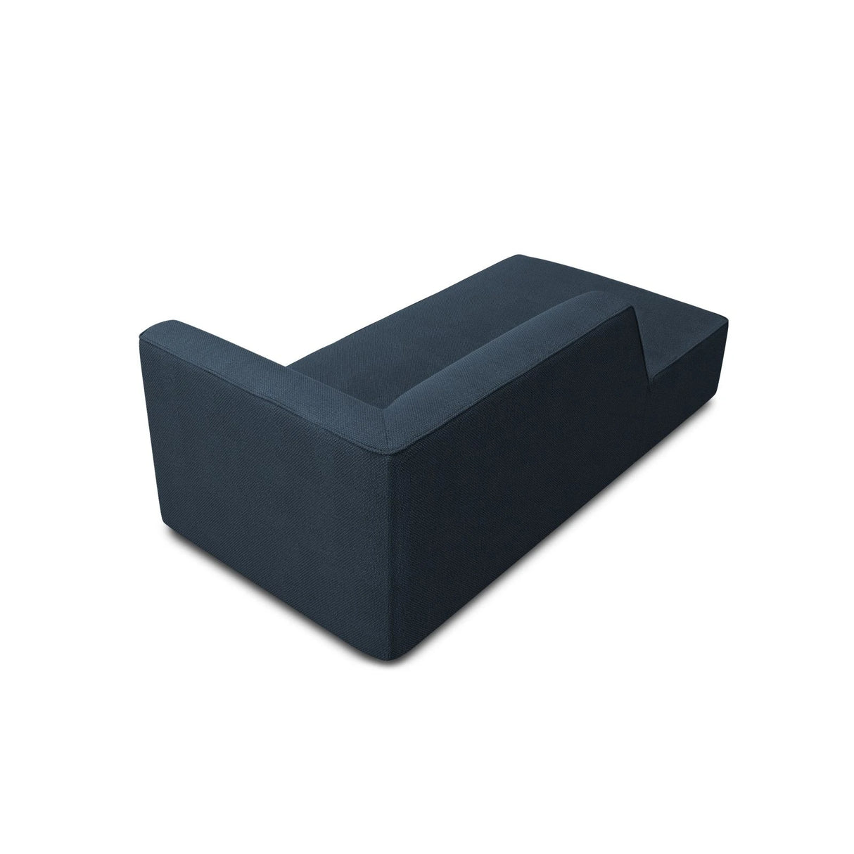 Ruby 2-Sitzer Sofa Chaiselongue Links, mit Bezug in Strukturierter Stoff (Ota18) in Marineblau, 180x93 cm – Bild 4