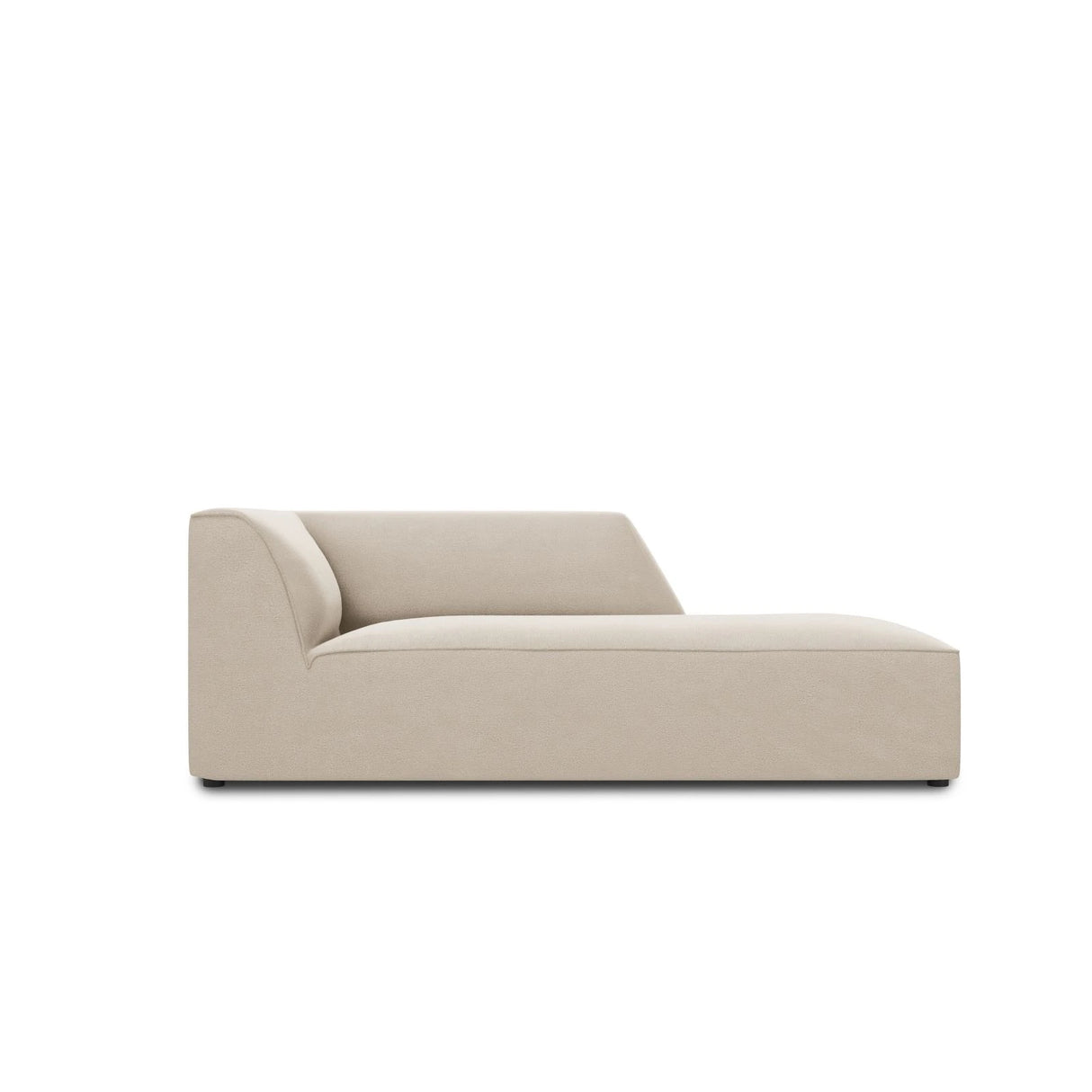 Ruby 2-Sitzer Sofa Chaiselongue Rechts, mit Bezug in Samt (Sal1) in Beige, 180x93 cm – Bild 1