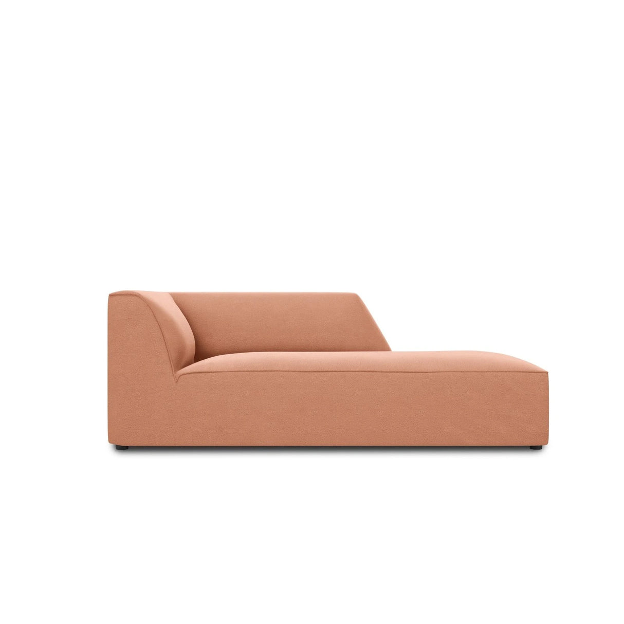 Ruby 2-Sitzer Sofa Chaiselongue Rechts, mit Bezug in Samt (Sal11) in Rosa, 180x93 cm – Bild 1