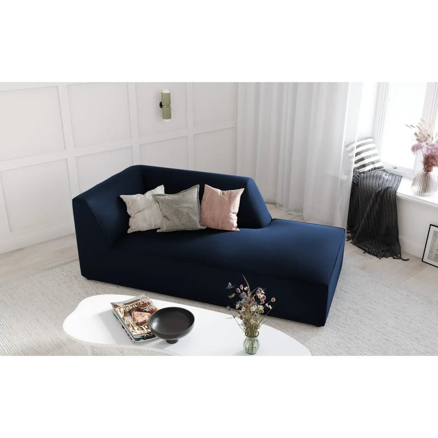 Ruby 2-Sitzer Sofa Chaiselongue Rechts, mit Bezug in Samt, Cord oder Strukturstoff, 180x93 cm - ZEN ZONE Furniture