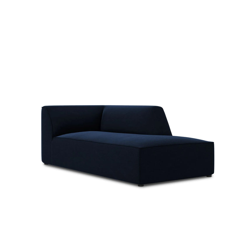 Ruby 2-Sitzer Sofa Chaiselongue Rechts, mit Bezug in Samt (Sal5) in Königsblau, 180x93 cm – Bild 5