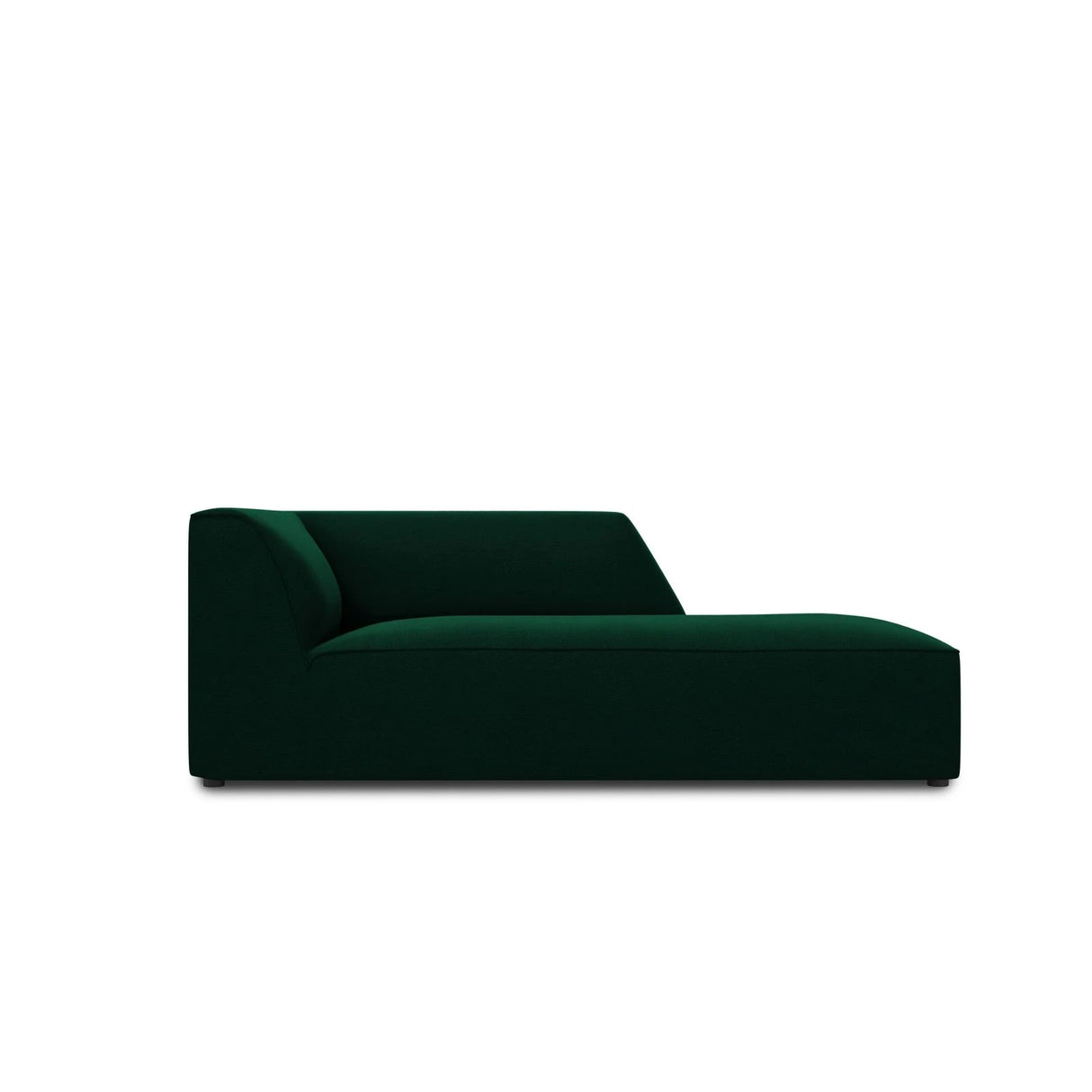 Ruby 2-Sitzer Sofa Chaiselongue Rechts, mit Bezug in Samt (Sal7) in Flaschengrün, 180x93 cm – Bild 1