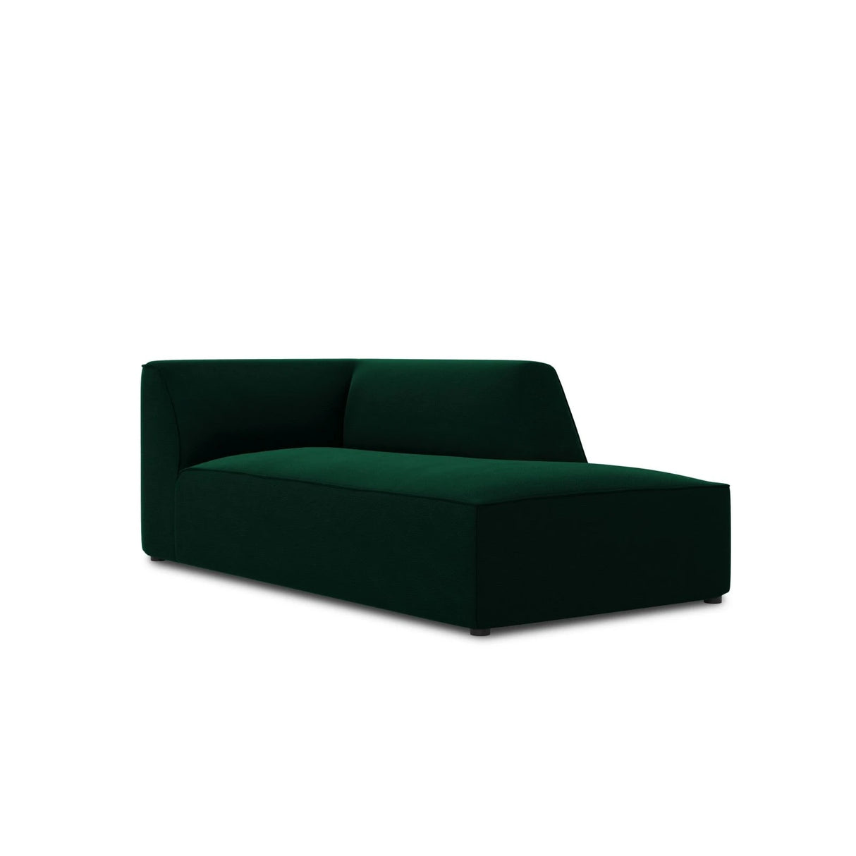 Ruby 2-Sitzer Sofa Chaiselongue Rechts, mit Bezug in Samt (Sal7) in Flaschengrün, 180x93 cm – Bild 5