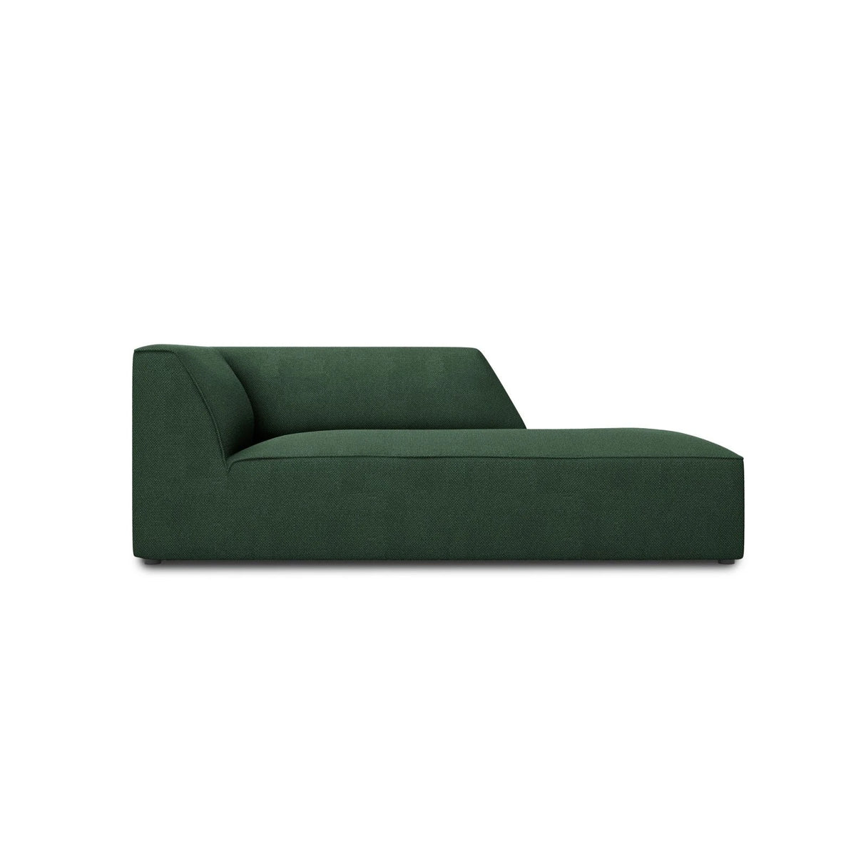Ruby 2-Sitzer Sofa Chaiselongue Rechts, mit Bezug in Strukturierter Stoff (Ota14) in Grün, 180x93 cm – Bild 1