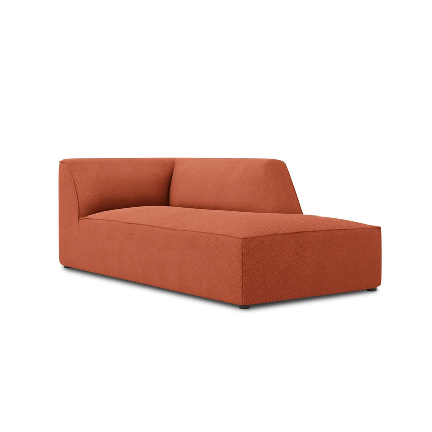 Ruby 2-Sitzer Sofa Chaiselongue Rechts, mit Bezug in Strukturierter Stoff (Ota2) in Coral, 180x93 cm – Bild 2