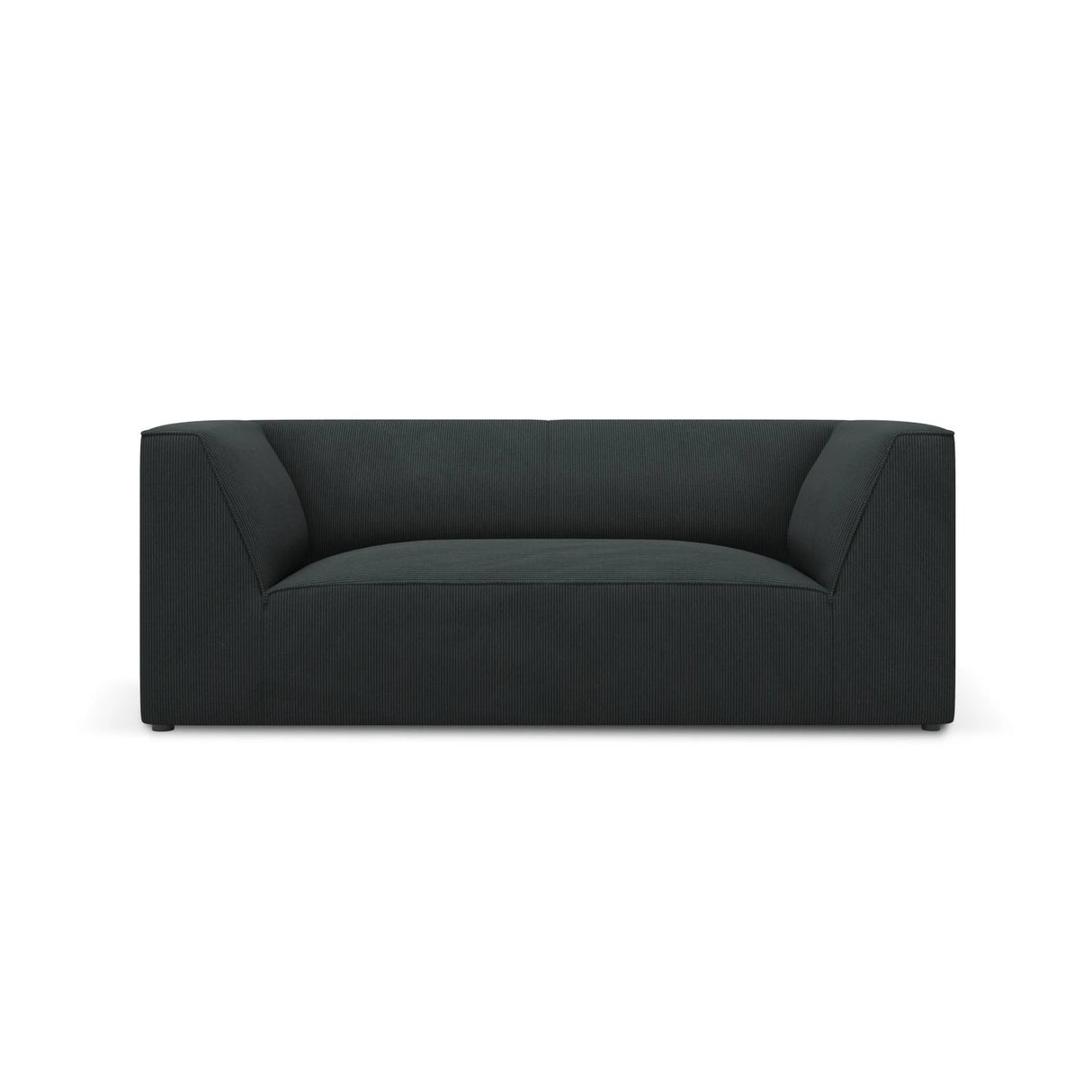 Ruby 2-Sitzer Sofa mit Bezug in Cord (ScaBla) in Schwarz, 174x93 cm – Bild 1
