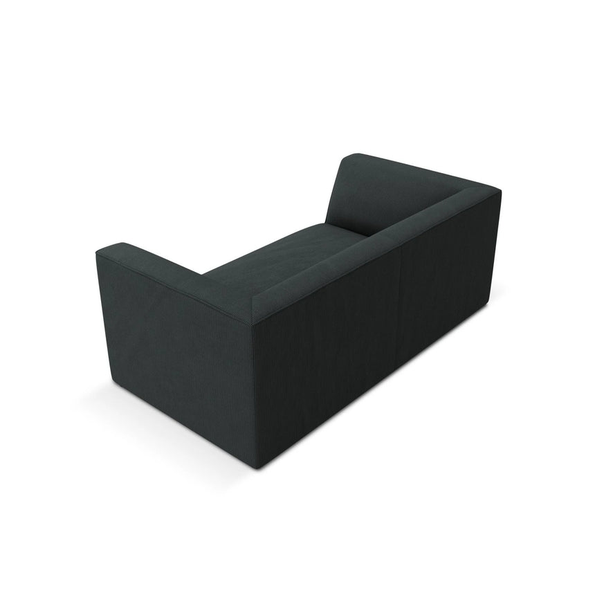 Ruby 2-Sitzer Sofa mit Bezug in Cord (ScaBla) in Schwarz, 174x93 cm – Bild 5