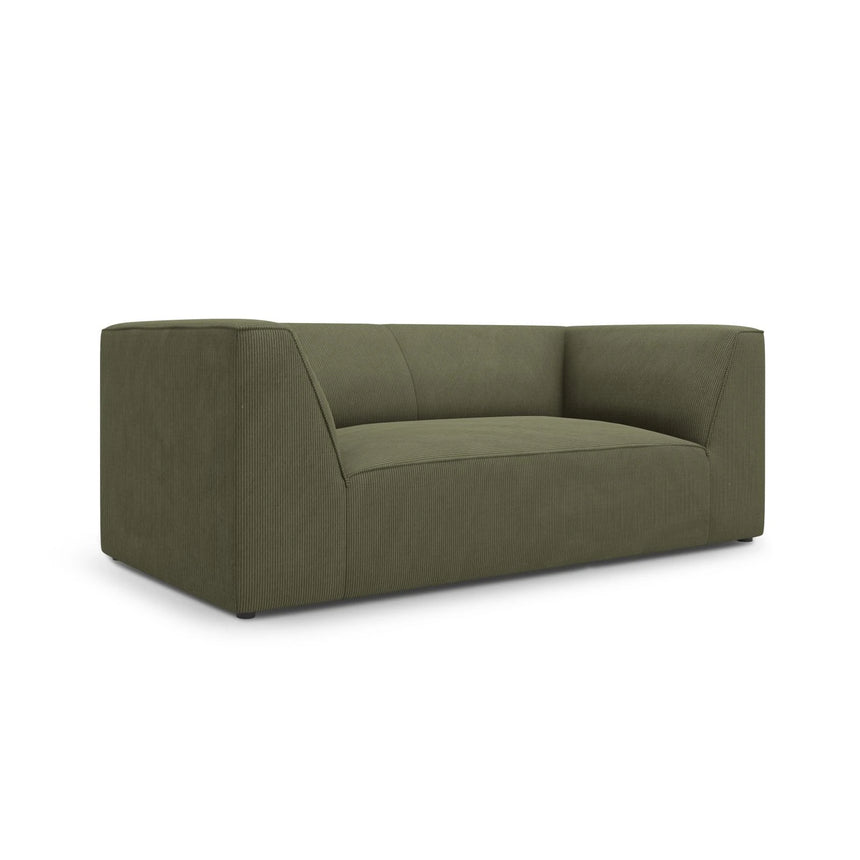 Ruby 2-Sitzer Sofa mit Bezug in Cord (ScaFor) in Grün, 174x93 cm – Bild 4